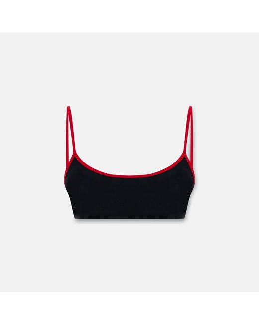 Pcfg Black The Solar Reflections Scoope Bikini Top