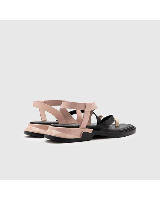 Ilvi Brown Perg Leather Sandal