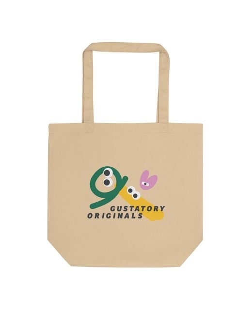 Anchor and Crew White Neutrals Neutral Gustatory Originals Shapes & Sizes Recycled Cotton Tote Bag for men
