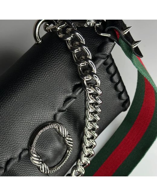 Ruj Heritage Black Mini Shoulder Bag