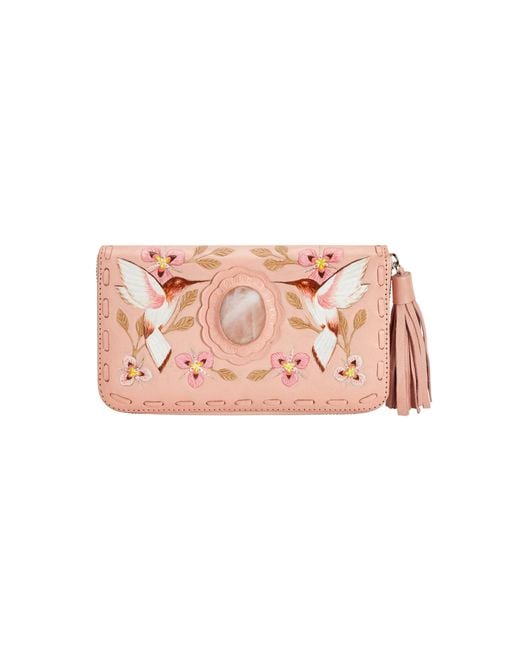 Jodi Lee Pink Monterey Hummingbird Wallet