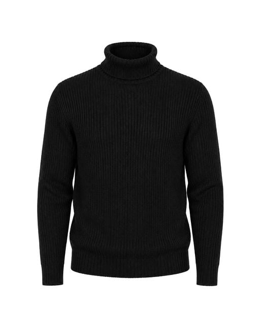 Chuks Collins Red Turtle Neck Sweater for men