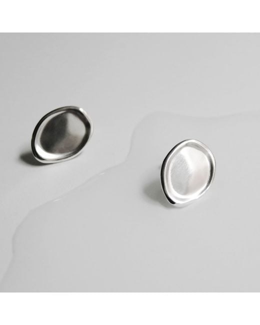Joidart Metallic Large-Plated Earrings Cala