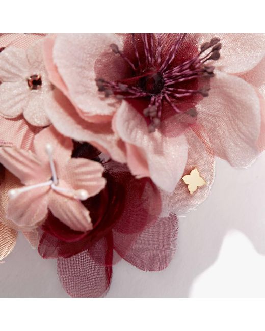 Helena Simon Pink The Cherry Blossom Branch Floral Brooch
