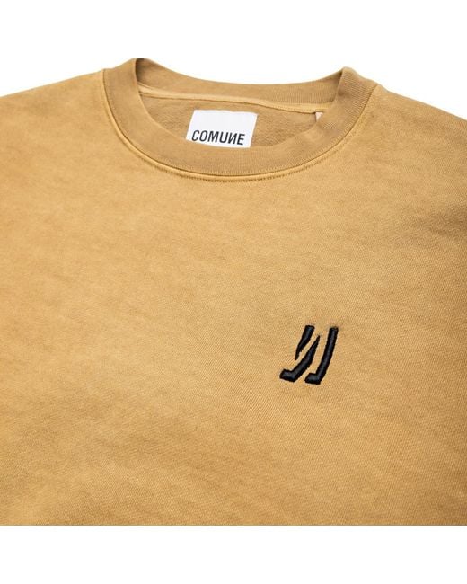 Comune Natural Neutrals Duke Crew for men