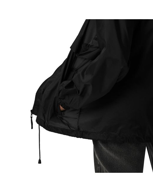 Anchor and Crew Black Athletic Decline Sports Club League Embroidered Windbreaker Coat for men