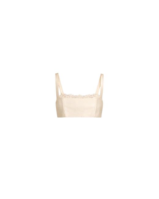 Scarlett Gasque White Fiorella Bralette
