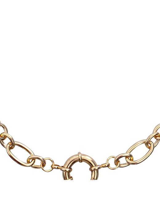 IN CAUDA VENENUM Brown Bala Necklace