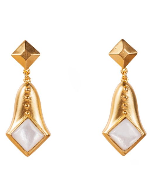 Christina Greene Metallic Plath Earrings