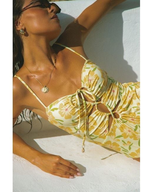 Wild Lovers Yellow Sundance Swimsuit