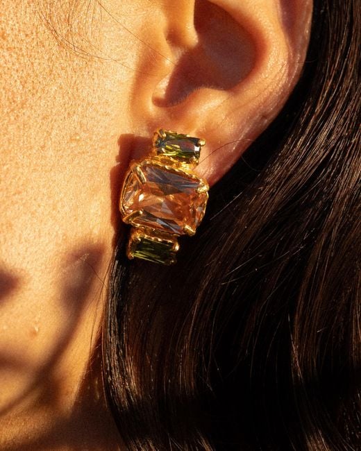 Ornare the Label Metallic Sole Earrings