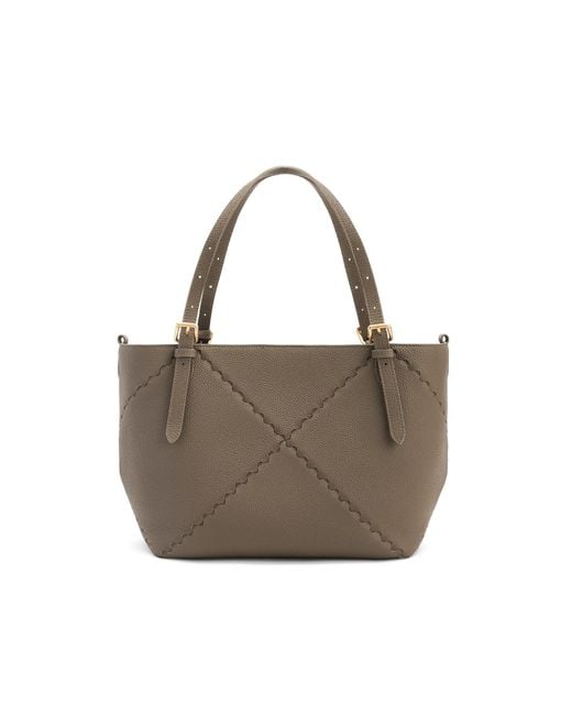 Orange Cube Brown Dusk Mosaic Tote