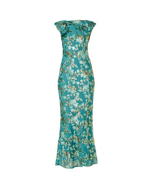 SACHA DRAKE Green Heavenly Heights Maxi Dress