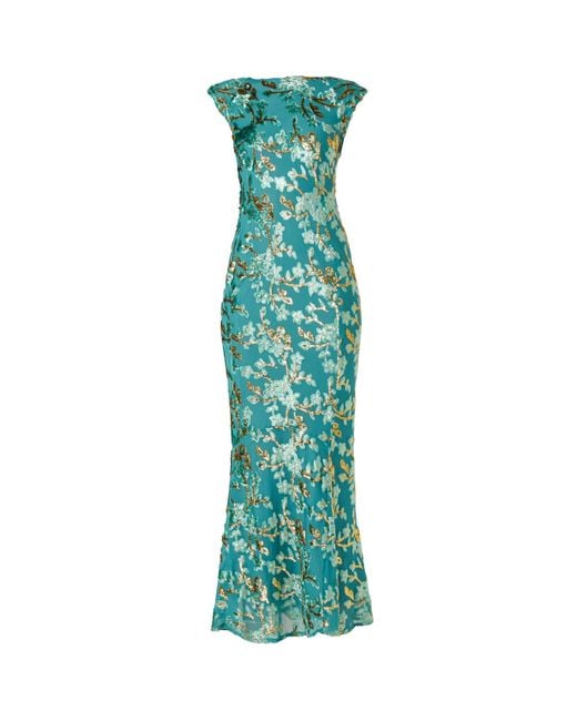 SACHA DRAKE Women's Green Heavenly Heights Maxi Dress