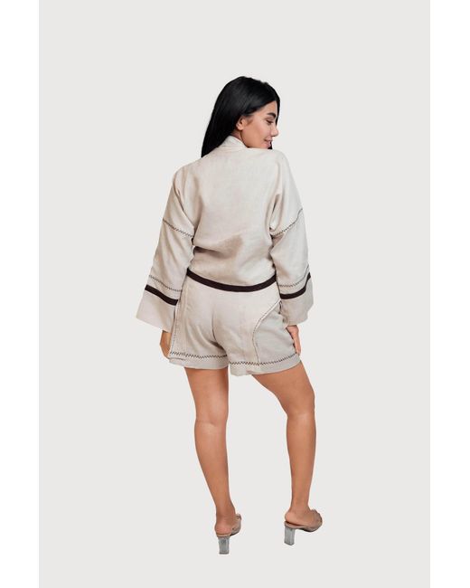 Muda Clothing Fz Llc Natural Neutrals Emily Top