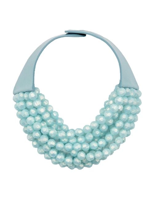 Fairchild Baldwin Blue Bella Pearlized Necklace