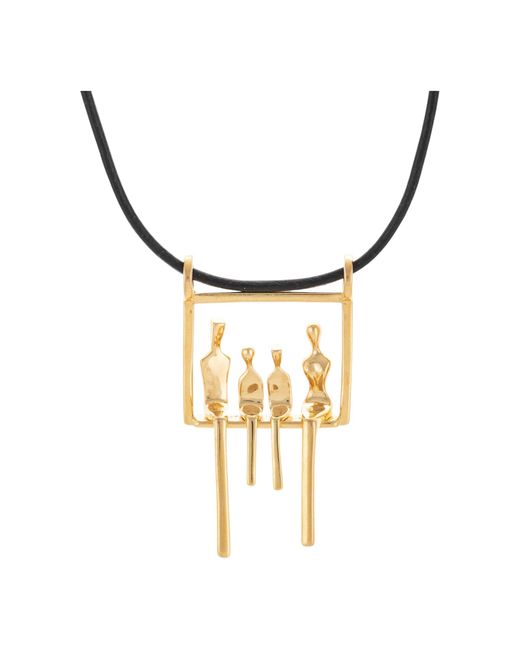 Yenny Cocq Llc Metallic Family Of Four