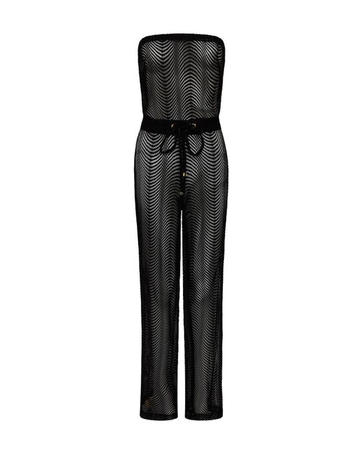 Leyla Maya Ltd Black Hattie Bandeau Jumpsuit