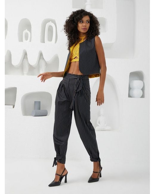 Lumina Eligma Blue The Arabesque Pants Ensemble – & Mustard
