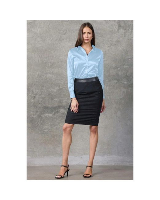 Madison / Savile Blue Sterling Haven Fitted Shirt