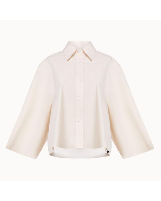 Undertake Studio White Neutrals Wanda Short Shirt