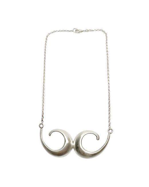 Tg-Jewellery by Tamara Gervasio Metallic Conchiglia Choker Necklace – Handcrafted Sterling