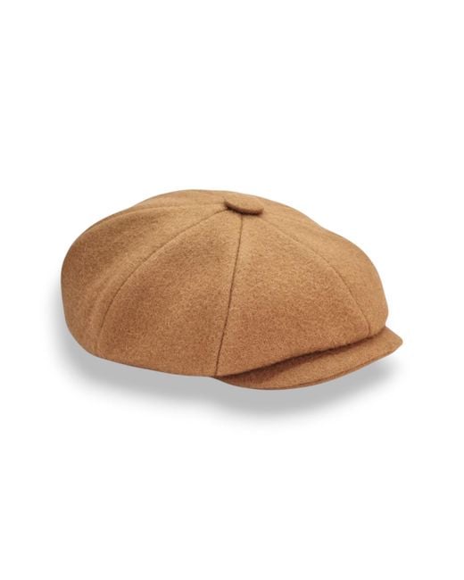 Mister Miller - Master Hatter Brown Neutrals Riley's Blonde Bakerboy Cap for men