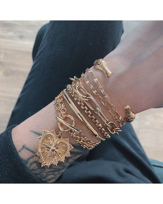 IN CAUDA VENENUM Metallic Freya Bracelet