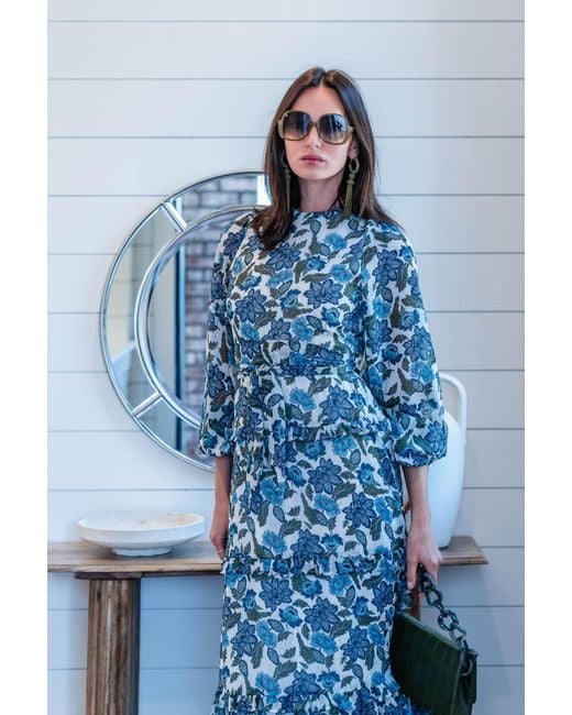 Jennafer Grace Blue Azurine Blossom Love Dress