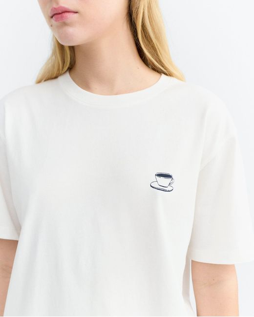Thinking Mu White Lucia Window View T-Shirt