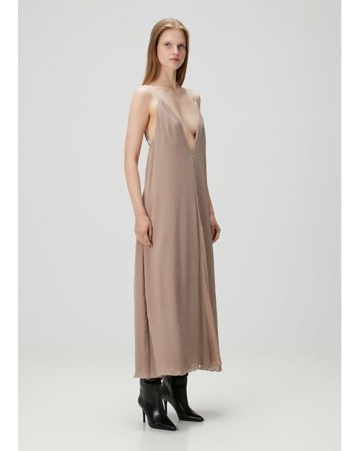 Pcfg Brown Neutrals Long Dress