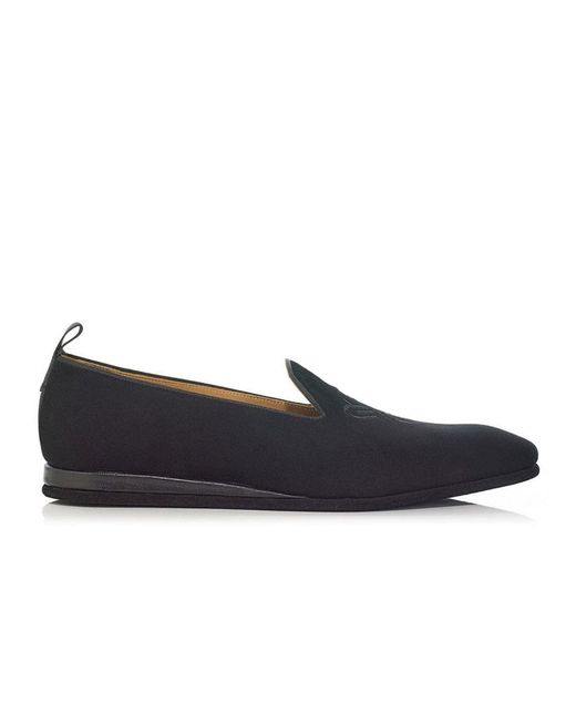 Mariano Shoes Blue Suede Slipper for men