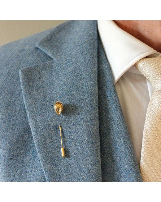 Lee Renee Metallic Strawberry Tie Pin for men