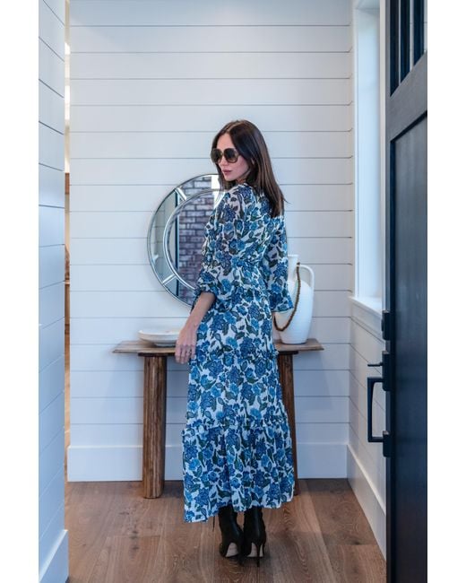 Jennafer Grace Blue Azurine Blossom Love Dress