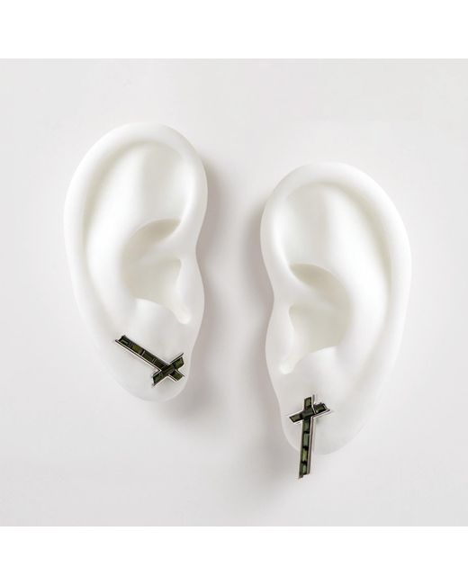 Kasun Metallic Lucky Star Earrings