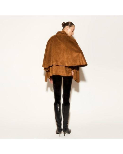 Herfetch Brown Neutrals Cape Jacket-Camel