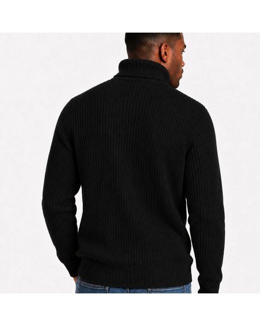 Chuks Collins Red Turtle Neck Sweater for men