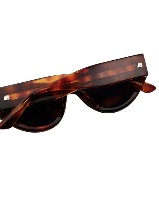 The Avantguard Blue Sunflower Mid Choc Tort Cat Eye Sunglasses