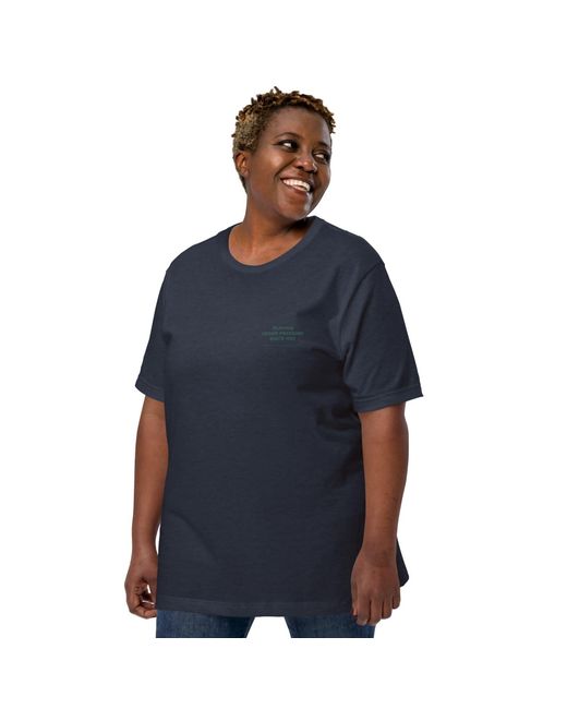 Anchor and Crew Blue Court Etiquette Tennis Club League Organic Cotton T-Shirt