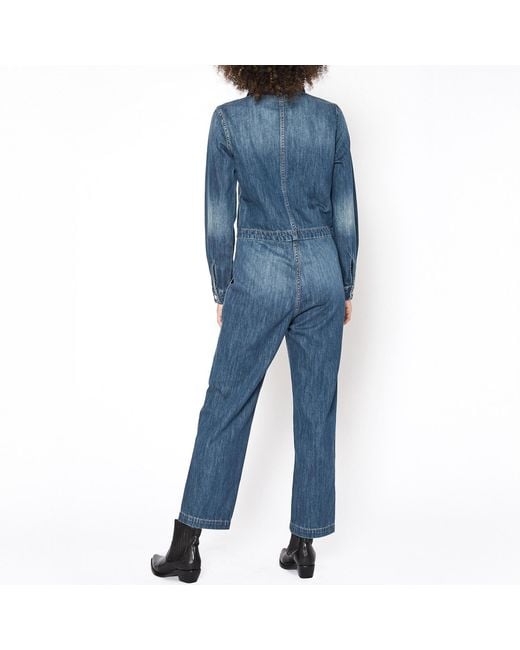 NOEND Blue Yanni Denim Jumpsuit