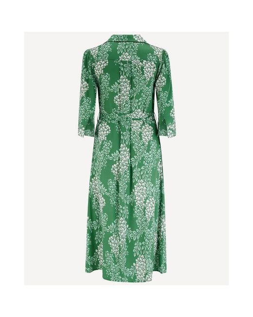 Pretty Eccentric Green Vera Shirt Dress