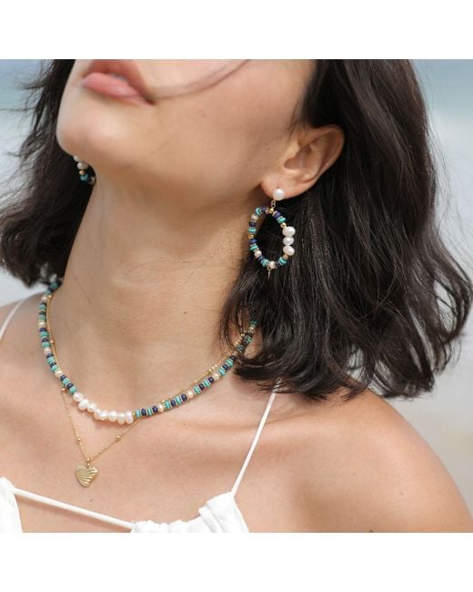 Retro Chic Metallic Thetis Necklace Set