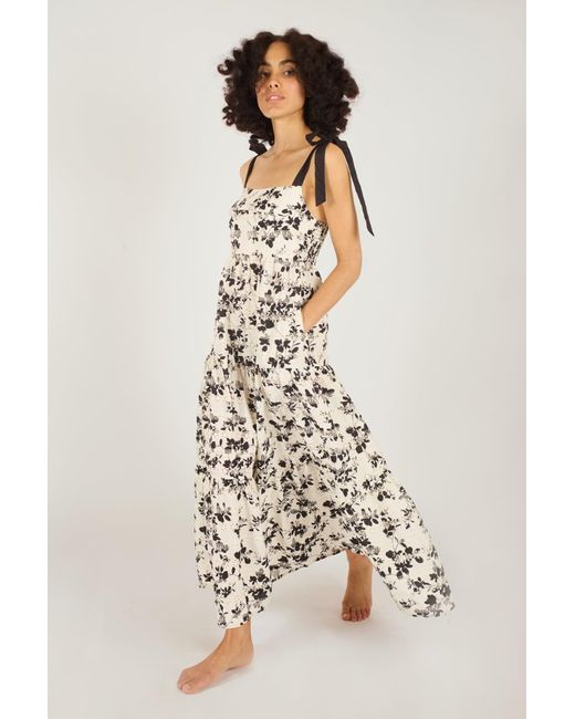 Traffic People Natural Long Hot Summer Lily Dress