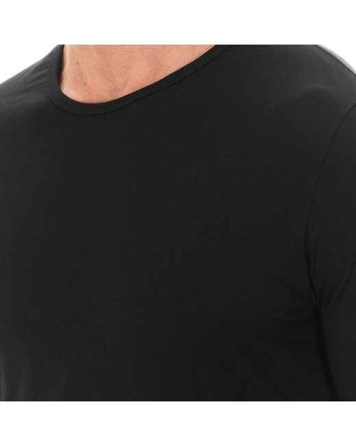 Zd - Zero Defects Black Long-Sleeve T-Shirt for men