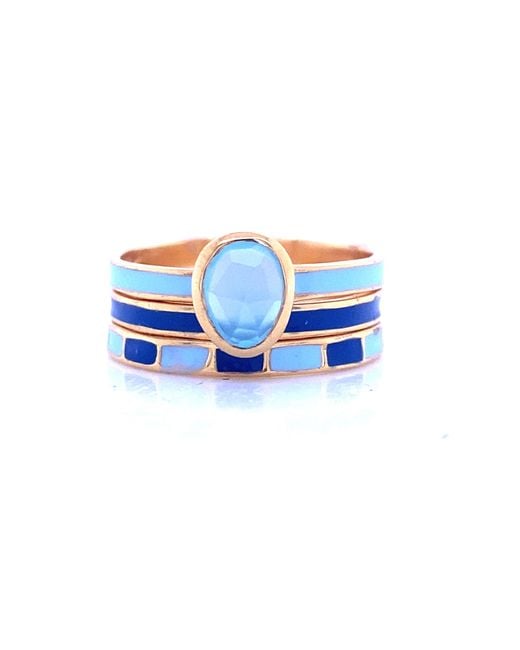 GEM BAZAAR Blue Tutti Frutti Light