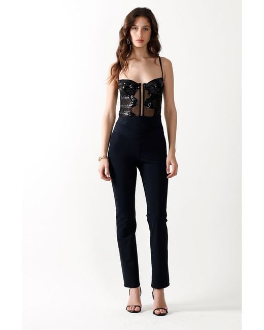Room 24 Black Lumi Bodysuit