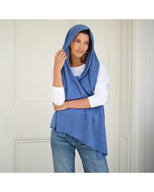 Cove Blue Lucy Jean Multi Way Cashmere Wrap