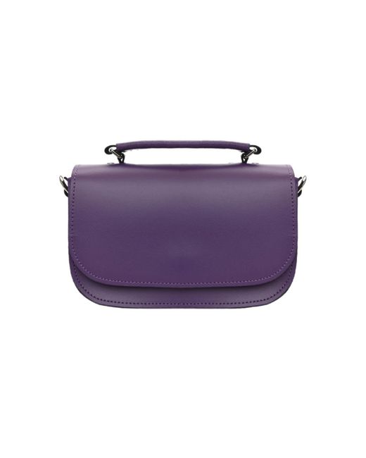 Zatchels Purple Aura Handmade Leather Bag
