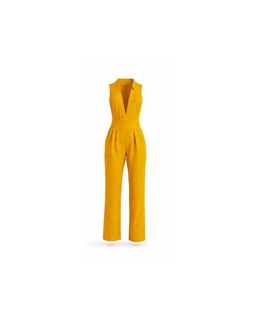 Lumina Eligma Yellow The Star Overall Jumpsuit
