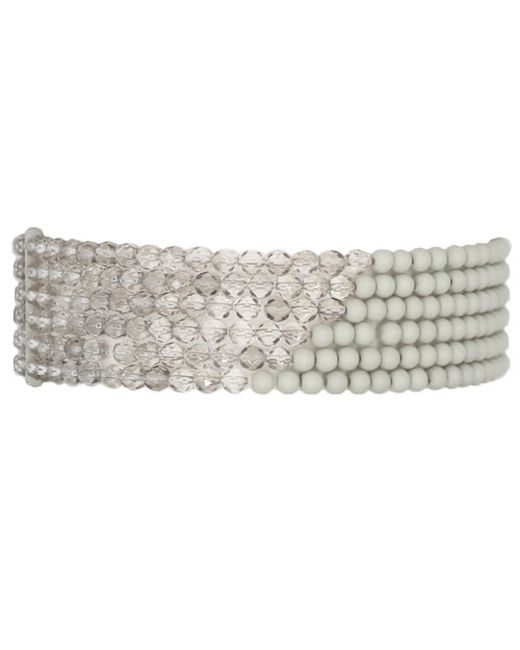 Fairchild Baldwin Gray Neutrals Masai Choker Necklace